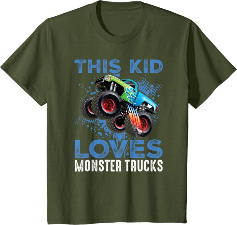 Monster Trucks Are My Jam For Boy T-Shirt