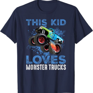 Monster Trucks Are My Jam For Boy T-Shirt