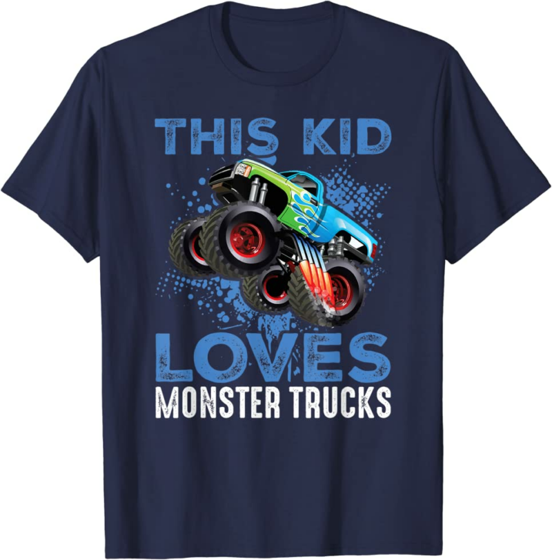 Monster Trucks Are My Jam For Boy T-Shirt