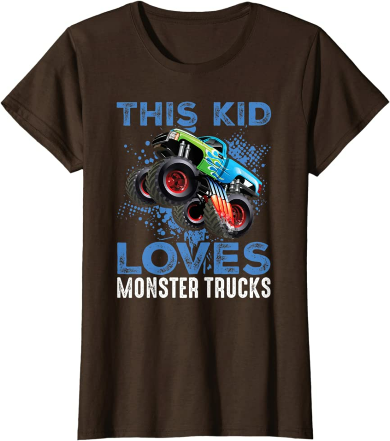 Monster Trucks Are My Jam For Boy T-Shirt