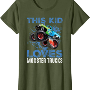 Monster Trucks Are My Jam For Boy T-Shirt