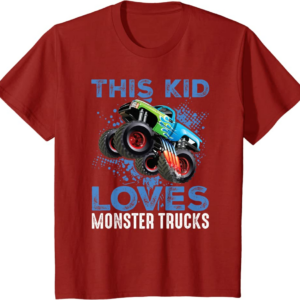 Monster Trucks Are My Jam For Boy T-Shirt