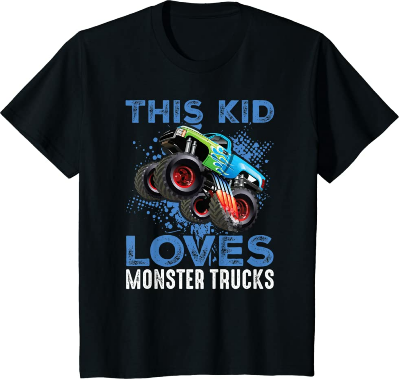 Monster Trucks Are My Jam For Boy T-Shirt