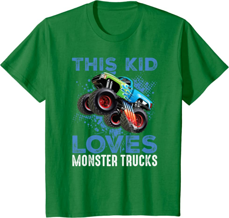 Monster Trucks Are My Jam For Boy T-Shirt
