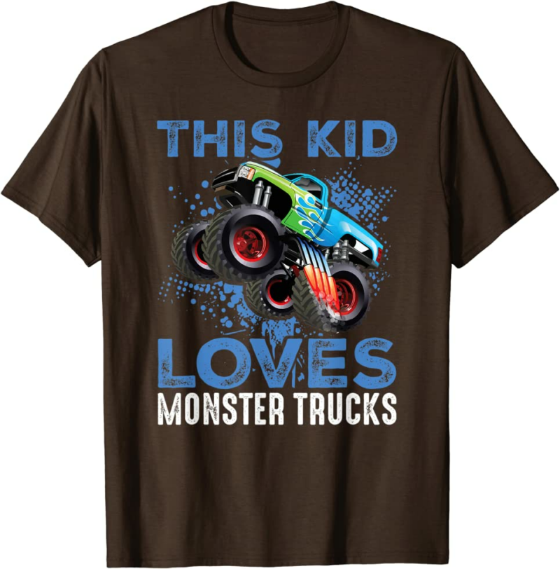 Monster Trucks Are My Jam For Boy T-Shirt
