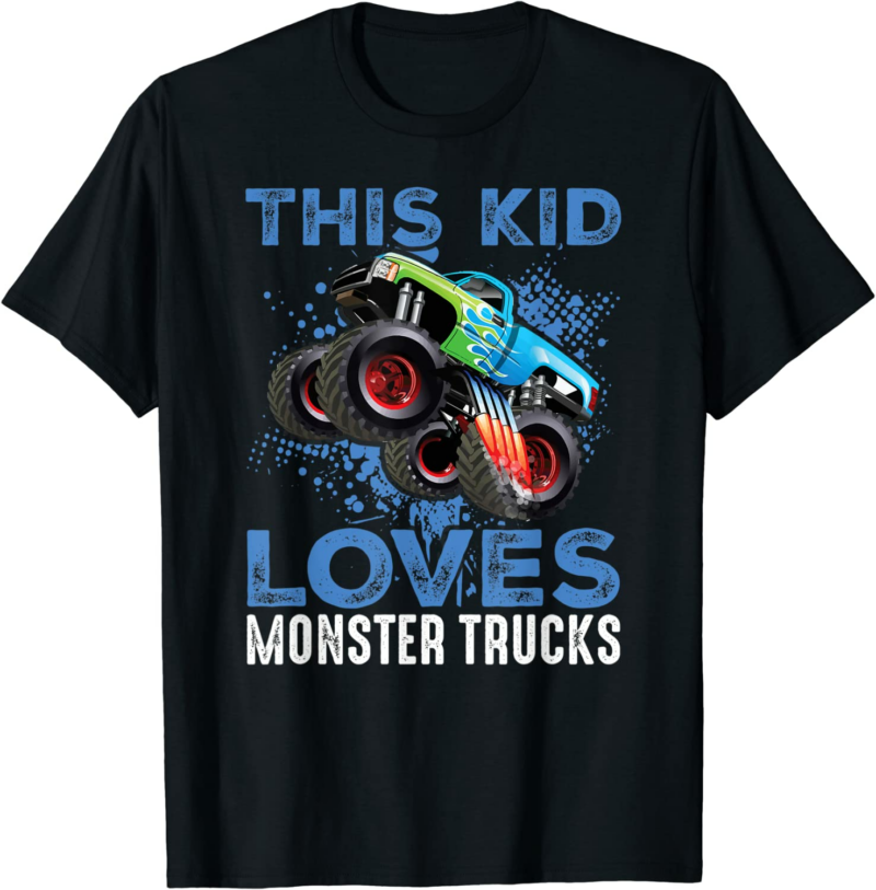 Monster Trucks Are My Jam For Boy T-Shirt