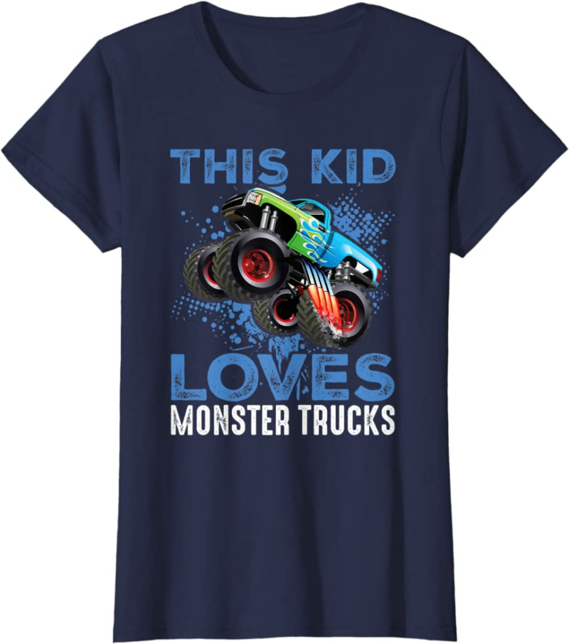 Monster Trucks Are My Jam For Boy T-Shirt