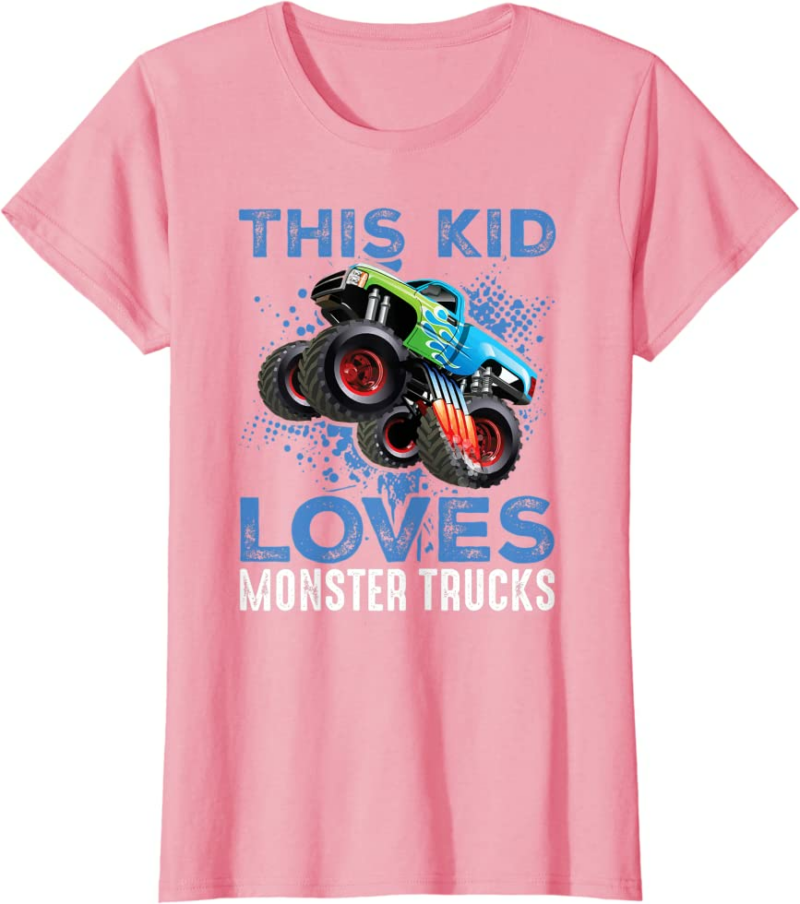 Monster Trucks Are My Jam For Boy T-Shirt