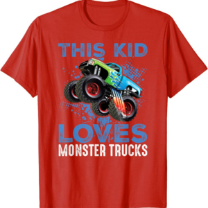 Monster Trucks Are My Jam For Boy T-Shirt