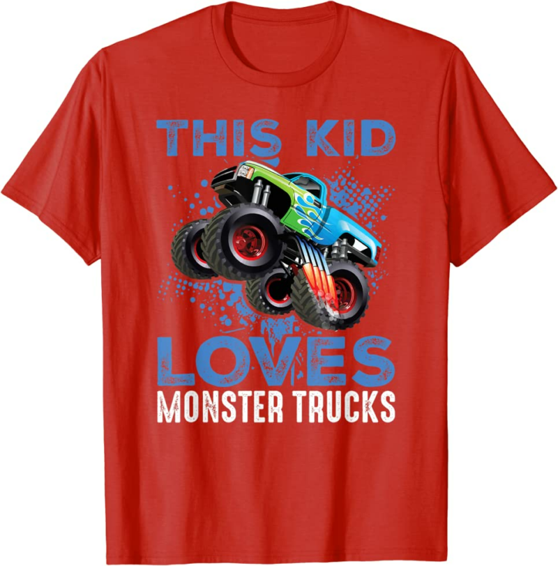 Monster Trucks Are My Jam For Boy T-Shirt