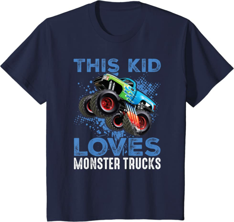 Monster Trucks Are My Jam For Boy T-Shirt