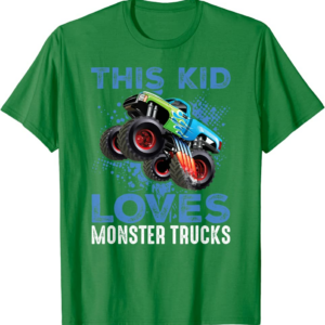 Monster Trucks Are My Jam For Boy T-Shirt