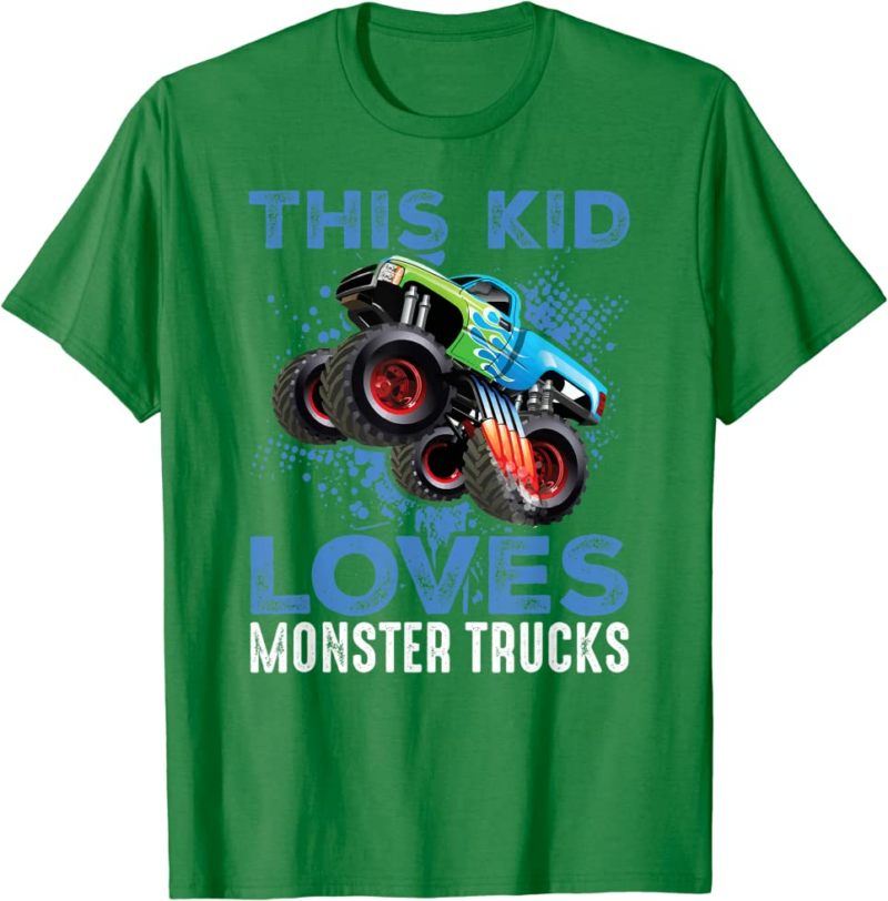 Monster Trucks Are My Jam For Boy T-Shirt