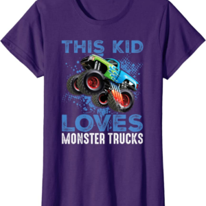 Monster Trucks Are My Jam For Boy T-Shirt
