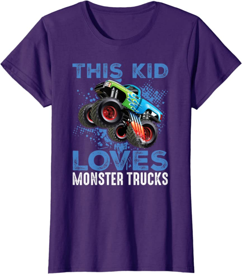 Monster Trucks Are My Jam For Boy T-Shirt