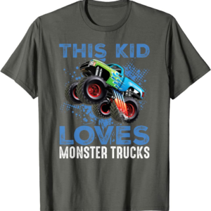 Monster Trucks Are My Jam For Boy T-Shirt