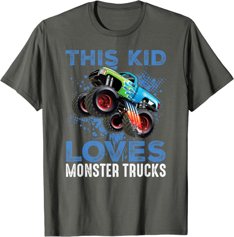 Monster Trucks Are My Jam For Boy T-Shirt