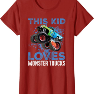 Monster Trucks Are My Jam For Boy T-Shirt