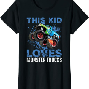 Monster Trucks Are My Jam For Boy T-Shirt