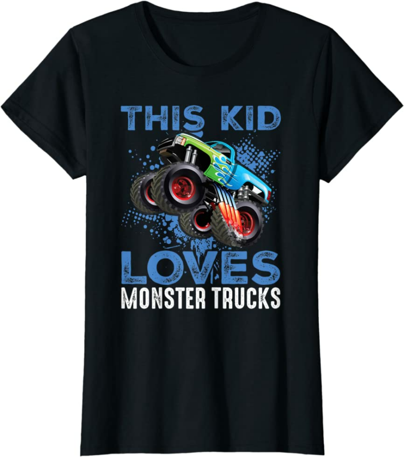 Monster Trucks Are My Jam For Boy T-Shirt