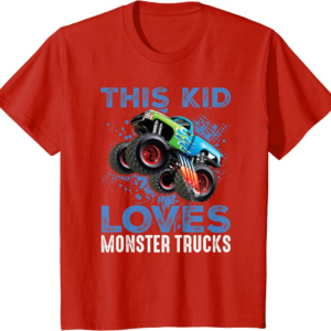 Monster Trucks Are My Jam For Boy T-Shirt