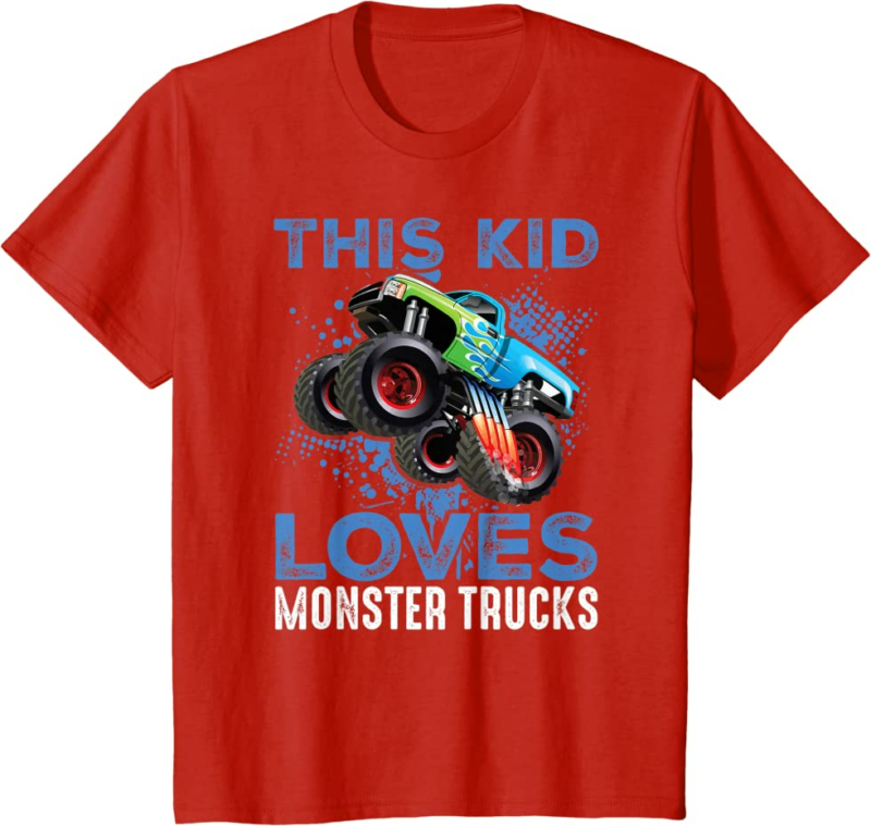 Monster Trucks Are My Jam For Boy T-Shirt
