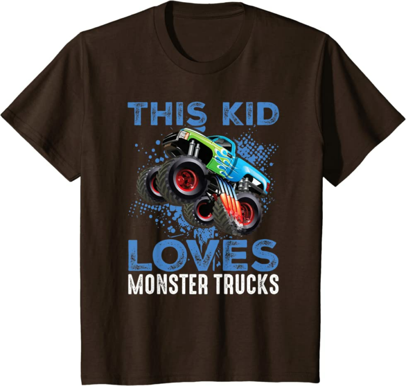 Monster Trucks Are My Jam For Boy T-Shirt