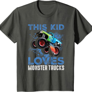 Monster Trucks Are My Jam For Boy T-Shirt
