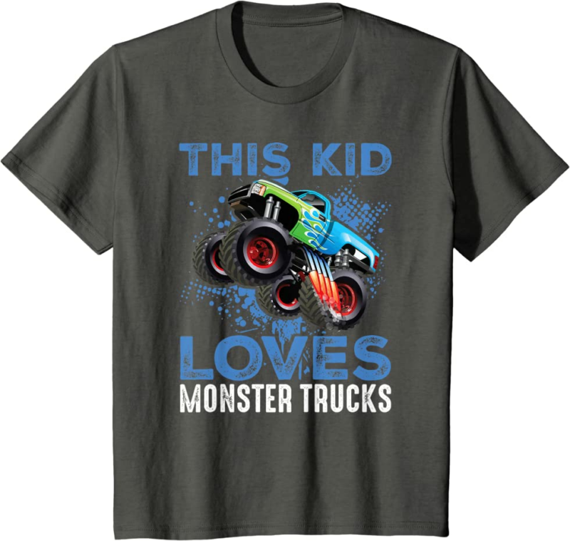 Monster Trucks Are My Jam For Boy T-Shirt