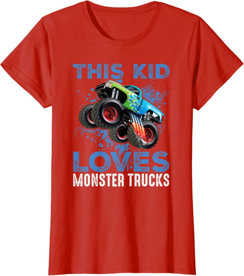 Monster Trucks Are My Jam For Boy T-Shirt