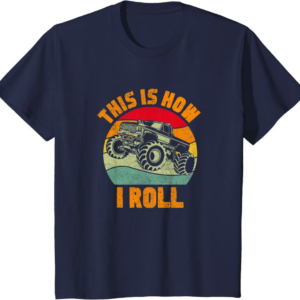 Retro Monster Truck Driver Offroad Vehicles Motorsport 