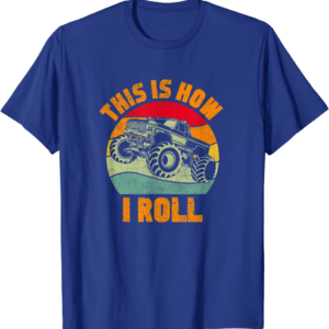 Retro Monster Truck Driver Offroad Vehicles Motorsport 