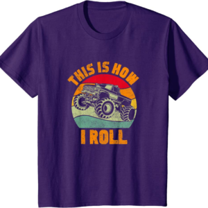 Retro Monster Truck Driver Offroad Vehicles Motorsport 