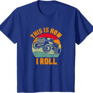 Retro Monster Truck Driver Offroad Vehicles Motorsport 