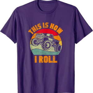 Retro Monster Truck Driver Offroad Vehicles Motorsport 