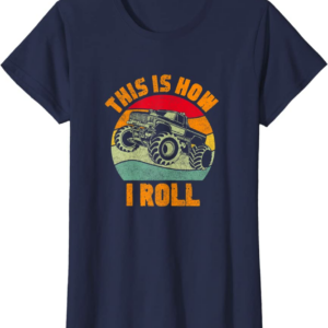 Retro Monster Truck Driver Offroad Vehicles Motorsport 