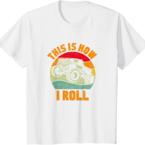 Retro Monster Truck Driver Offroad Vehicles Motorsport 