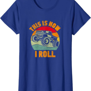 Retro Monster Truck Driver Offroad Vehicles Motorsport 
