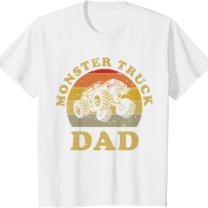 Retro Vintage Monster Truck Dad Shirt Monster Truck Lov
