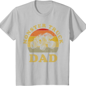 Retro Vintage Monster Truck Dad Shirt Monster Truck Lov