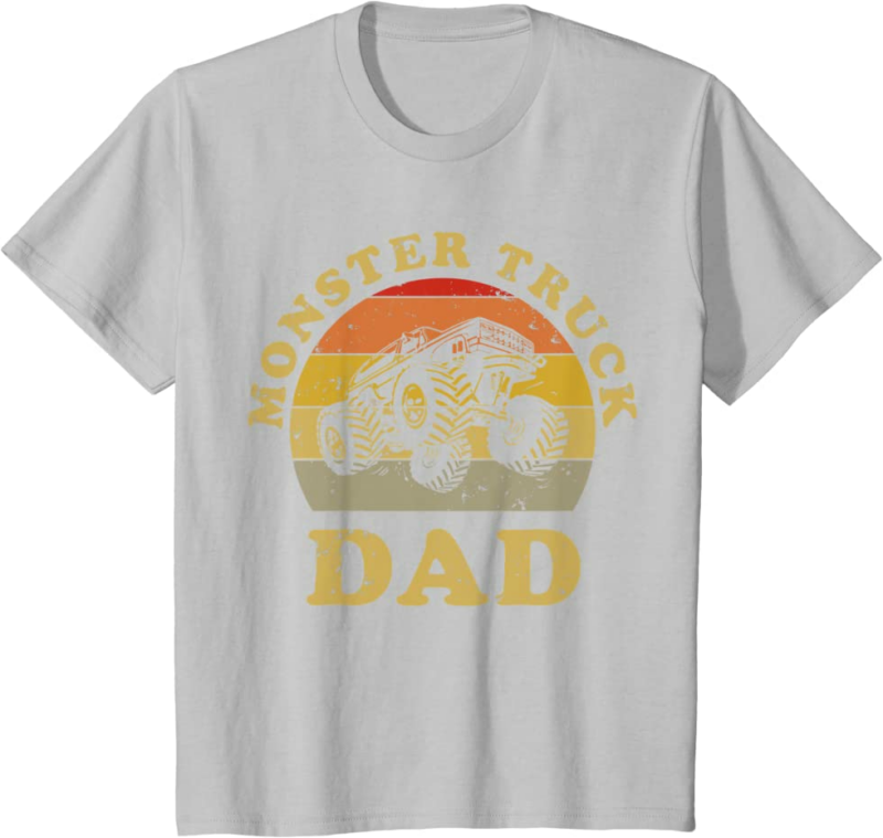 Retro Vintage Monster Truck Dad Shirt Monster Truck Lov