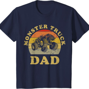 Retro Vintage Monster Truck Dad Shirt Monster Truck Lov