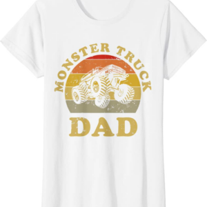 Retro Vintage Monster Truck Dad Shirt Monster Truck Lov