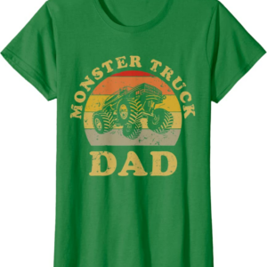 Retro Vintage Monster Truck Dad Shirt Monster Truck Lov