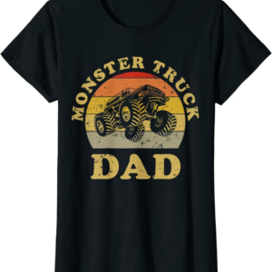 Retro Vintage Monster Truck Dad Shirt Monster Truck Lov