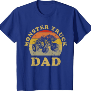 Retro Vintage Monster Truck Dad Shirt Monster Truck Lov