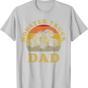 Retro Vintage Monster Truck Dad Shirt Monster Truck Lov