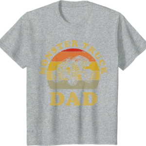 Retro Vintage Monster Truck Dad Shirt Monster Truck Lov