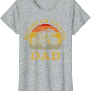 Retro Vintage Monster Truck Dad Shirt Monster Truck Lov