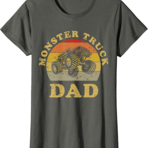 Retro Vintage Monster Truck Dad Shirt Monster Truck Lov